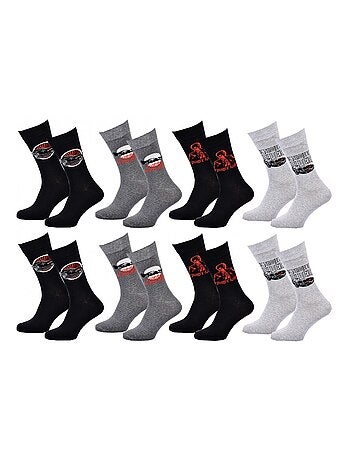 Pack de 8 calcetines hombre K2000