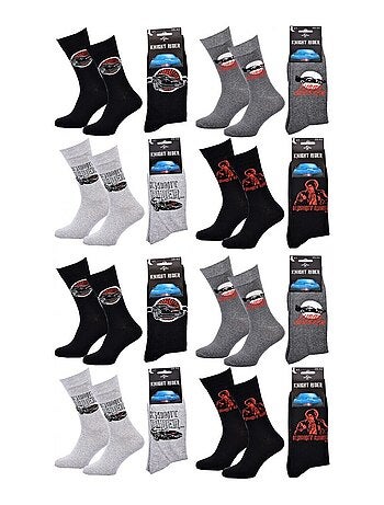 Pack de 8 calcetines hombre K2000