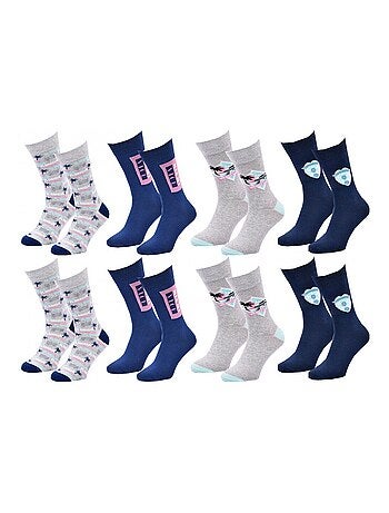 Pack de 8 calcetines hombre MIAMI VICE
