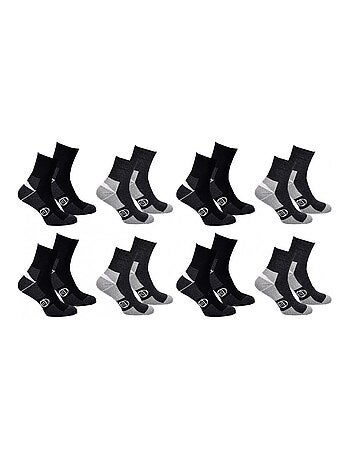 Pack de 8 calcetines hombre quarter SERGIO TACCHINI