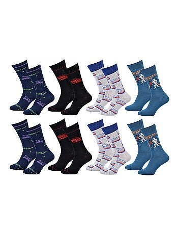 Pack de 8 calcetines hombre RETOUR VERS LE FUTUR