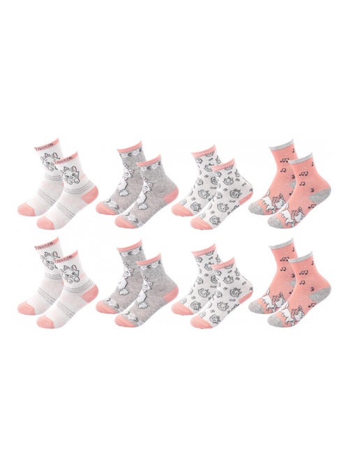 Pack de 8 calcetines niña DISNEY CLASSIC - Kiabi