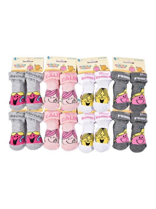 Pack de 8 calcetines niña MONSIEUR MADAME - Kiabi Pack de 8 calcetines niña MONSIEUR MADAME - Kiabi