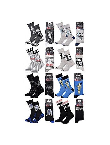 Pack de 8 calcetines regalo hombre LICENCE