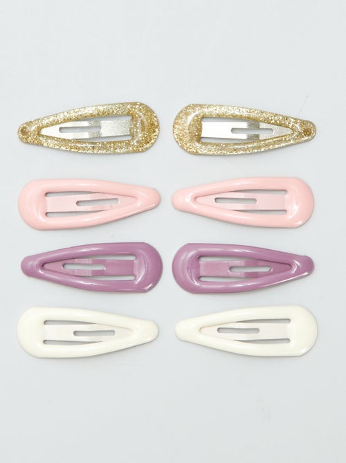 Pack de 8 mini pinzas clic clac - Kiabi