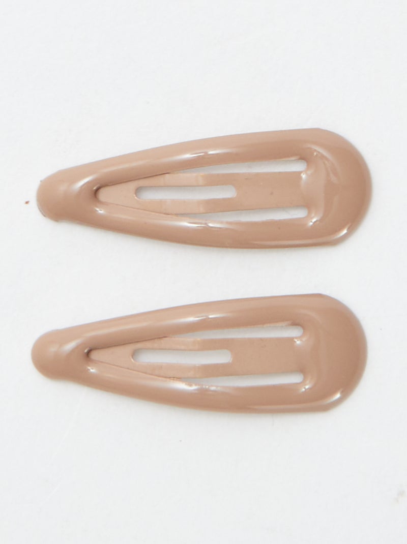 Pack de 8 minipinzas clip Kaki - Kiabi