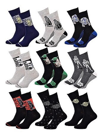 Pack de 9 calcetines hombre DISNEY STAR WARS