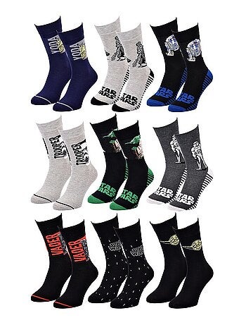 Pack de 9 calcetines hombre DISNEY STAR WARS