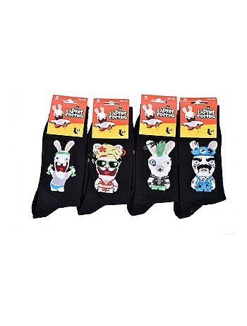 Pack de 9 calcetines hombre LAPINS CRETINS