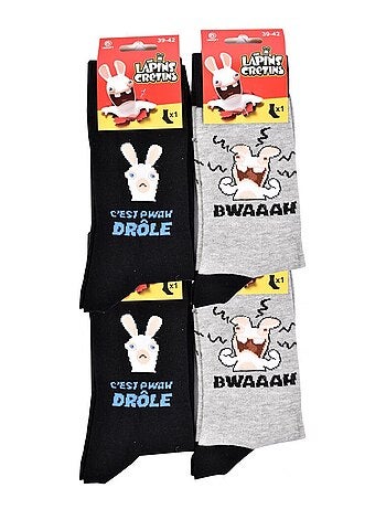 Pack de 9 calcetines hombre LAPINS CRETINS