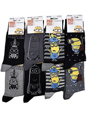 Pack de 9 calcetines hombre LES MINIONS