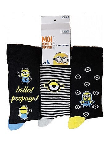 Pack de 9 calcetines hombre LES MINIONS