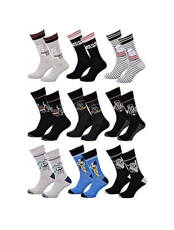 Pack de 9 calcetines hombre LICENCE