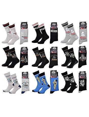 Pack de 9 calcetines hombre LICENCE