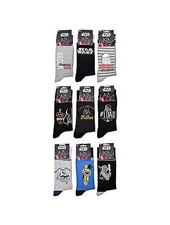 Pack de 9 calcetines hombre LICENCE