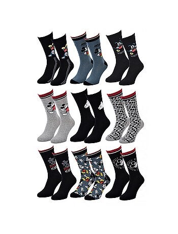 Pack de 9 calcetines hombre LICENCE