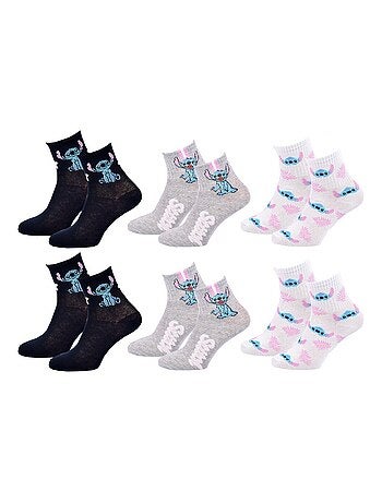Pack de 9 calcetines mujer LILO ET STITCH