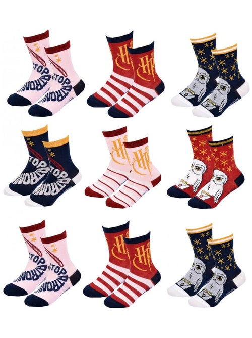 Pack de 9 calcetines niña HARRY POTTER - Kiabi
