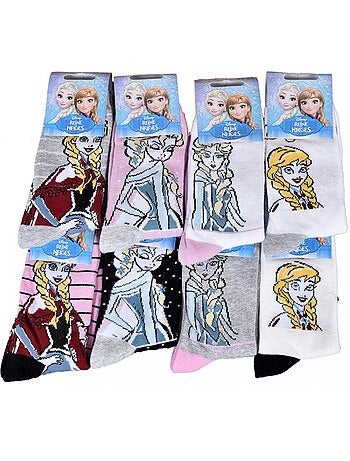 Pack de 9 calcetines niña LA REINE DES NEIGES