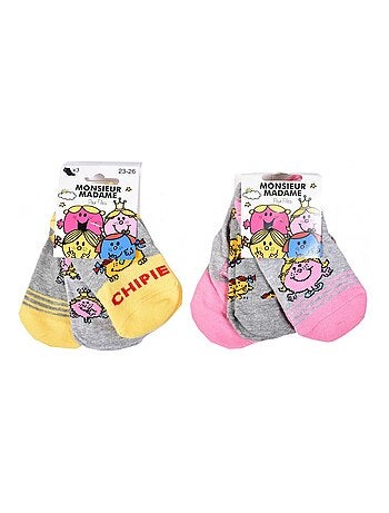 Pack de 9 calcetines niña MONSIEUR MADAME