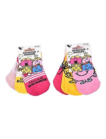 Pack de 9 calcetines niña MONSIEUR MADAME