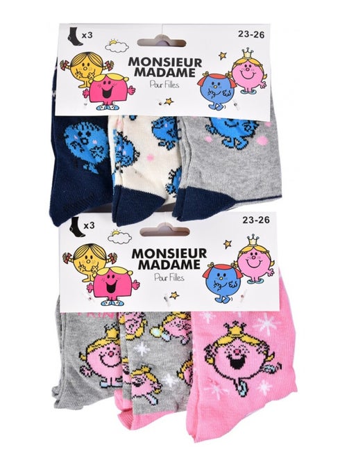 Pack de 9 calcetines niña MONSIEUR MADAME - Kiabi Pack de 9 calcetines niña MONSIEUR MADAME - Kiabi
