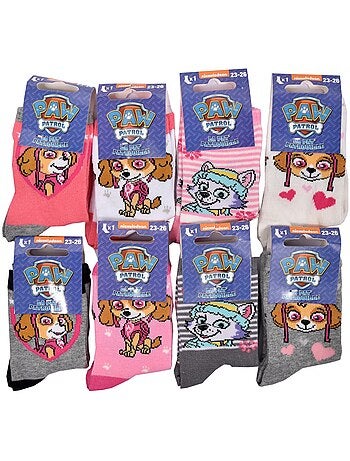 Pack de 9 calcetines niña PAT PATROUILLE