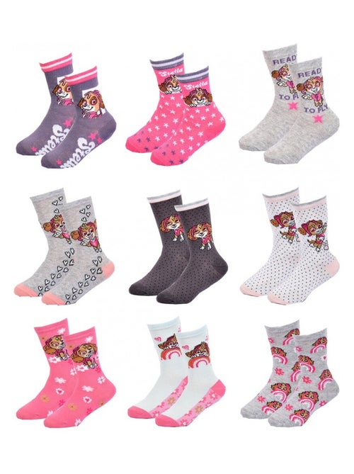 Pack de 9 calcetines niña PAT PATROUILLE - Kiabi