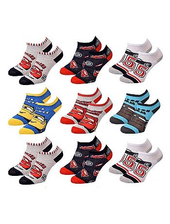 Pack de 9 calcetines niño CARS