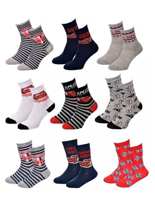 Pack de 9 calcetines niño CARS - Kiabi Pack de 9 calcetines niño CARS - Kiabi