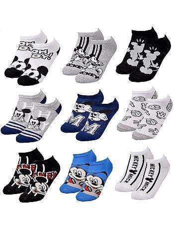 Pack de 9 calcetines niño DISNEY MICKEY MOUSE