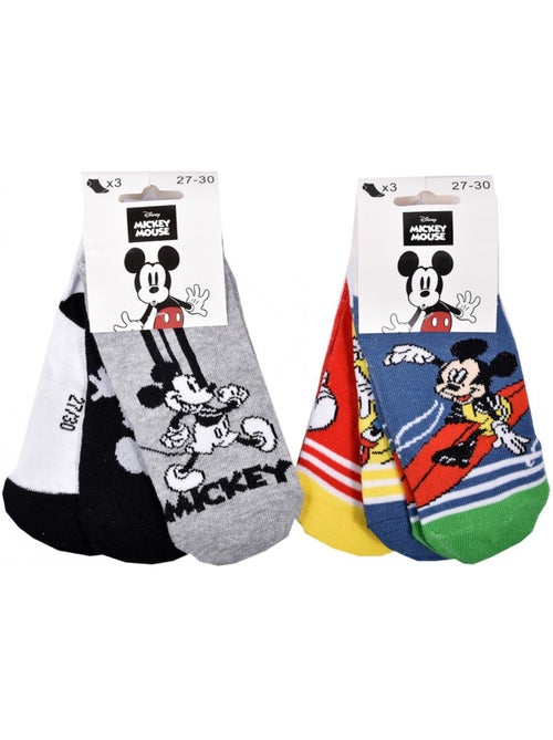 Pack de 9 calcetines niño DISNEY MICKEY MOUSE - Kiabi Pack de 9 calcetines niño DISNEY MICKEY MOUSE - Kiabi