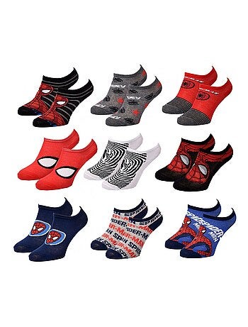 Pack de 9 Calcetines Niño DISNEY SPIDERMAN