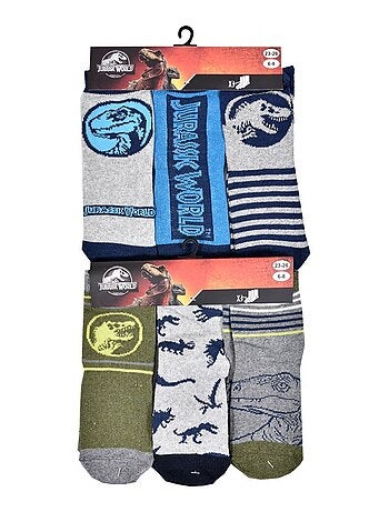 Pack de 9 calcetines niño JURASSIC WORLD
