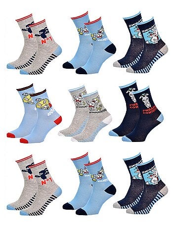 Pack de 9 calcetines niño LAPINS CRETINS