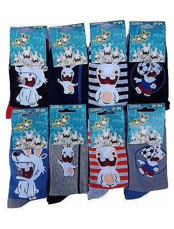 Pack de 9 calcetines niño LAPINS CRETINS