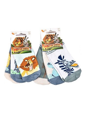 Pack de 9 calcetines niño MADAGASCAR