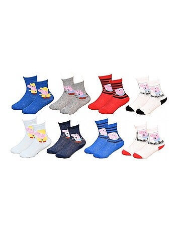 Pack de 9 calcetines niño PEPPA PIG