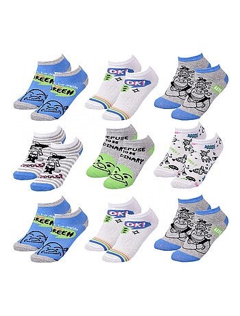 Pack de 9 calcetines niño SHREK