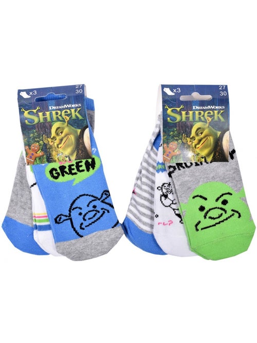 Pack de 9 calcetines niño SHREK - Kiabi Pack de 9 calcetines niño SHREK - Kiabi