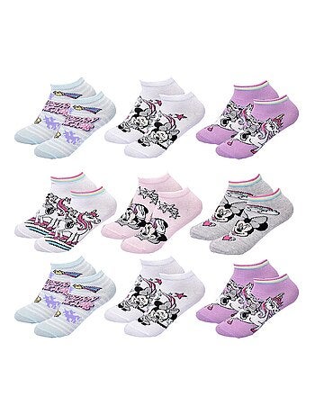 Pack de 9 pares calcetines niña DISNEY MINNIE