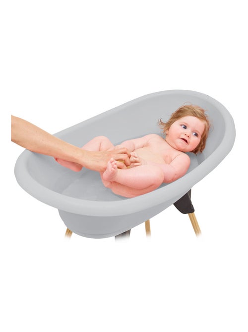 Pack de baño 5 en 1 Thermobaby Vasco con soporte y termómetro LCD - Kiabi Pack de baño 5 en 1 Thermobaby Vasco con soporte y termómetro LCD - Kiabi