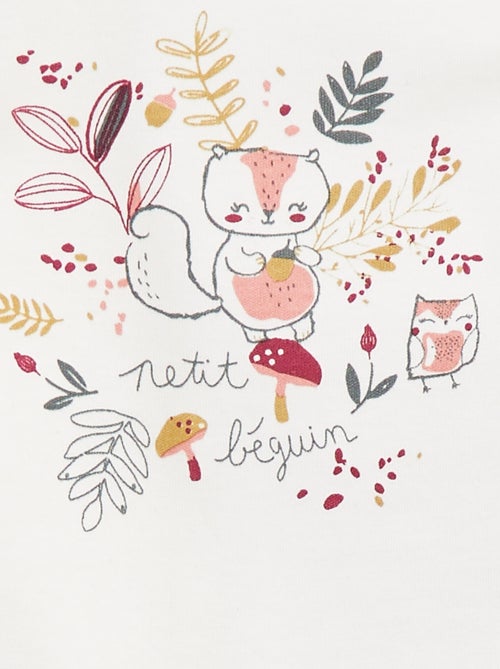 Pack de bodies de manga larga con cuello americano - 2 piezas - Kiabi