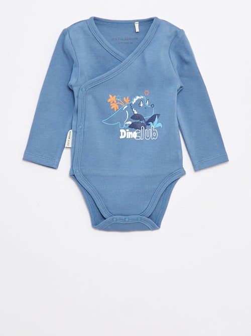 Pack de bodies de manga larga estampados - 2 piezas - Kiabi