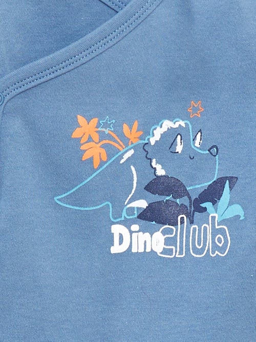 Pack de bodies de manga larga estampados - 2 piezas - Kiabi