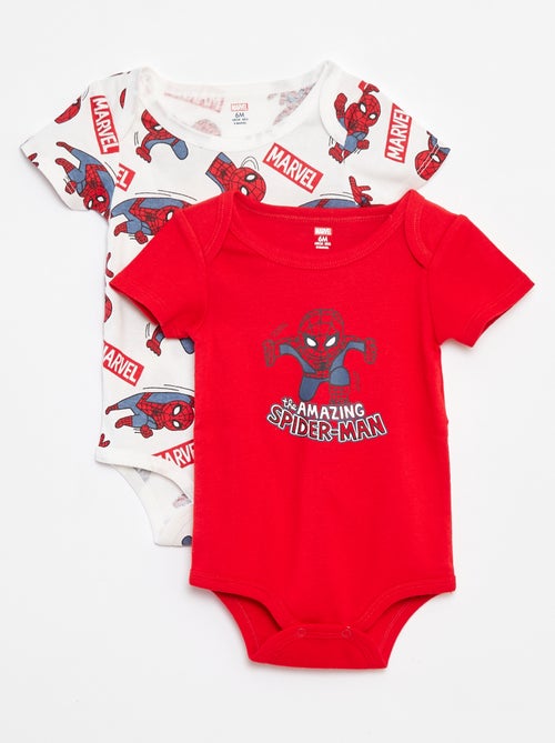 Pack de body 'Spiderman' 'Marvel' - 2 piezas - Kiabi