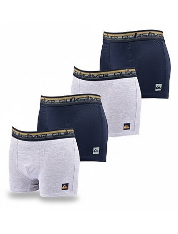 Pack de bóxers hombre QUIKSILVER algodón stretch - Pack de 4