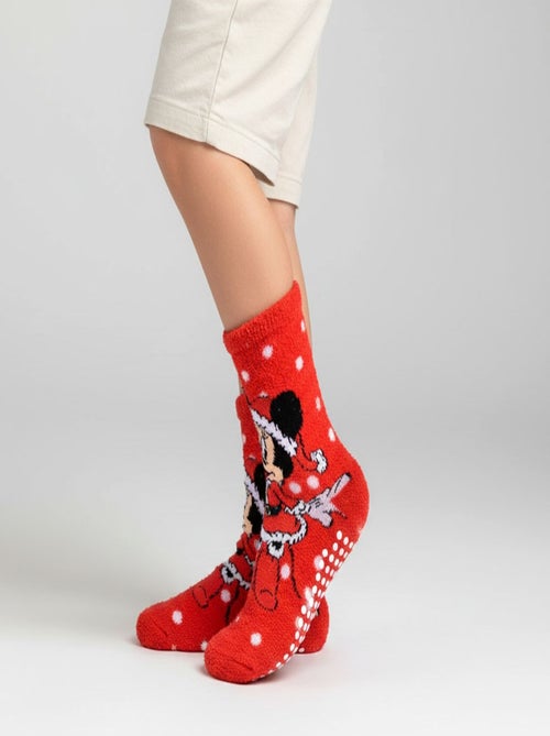 Pack de Calcetines Antideslizantes Niño Disney MINNIE (Pack de 4) - Kiabi