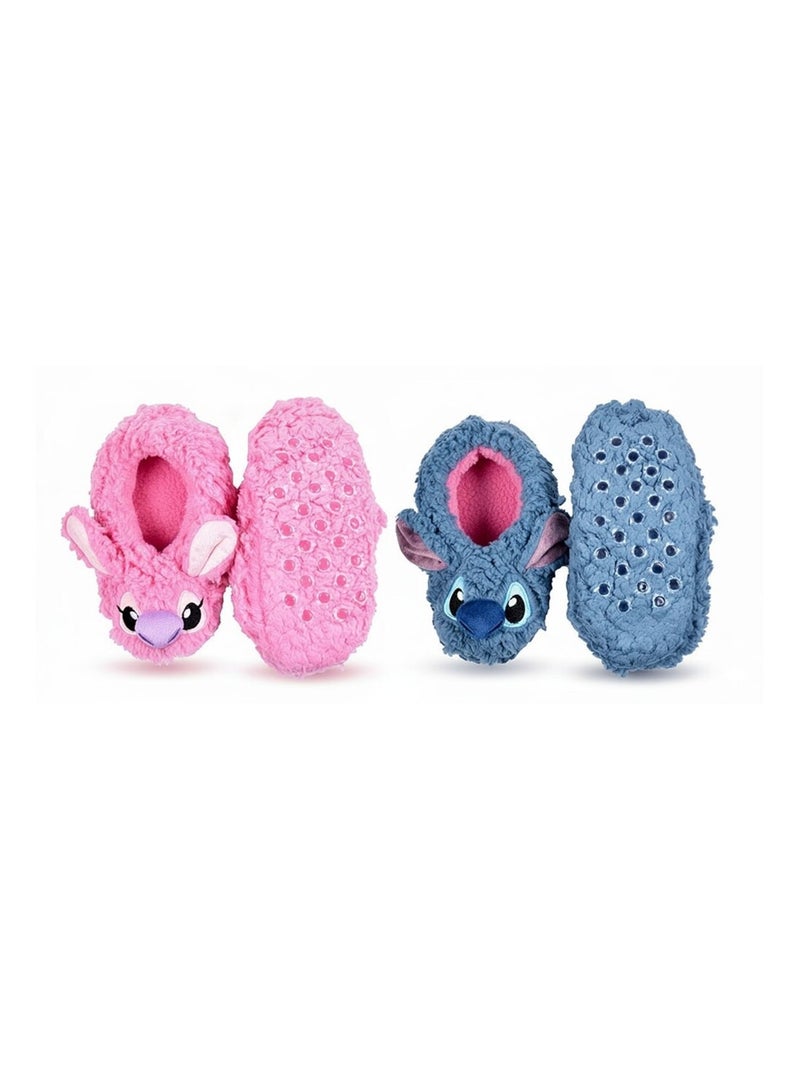 Pack de Calcetines Antideslizantes Niño LILO & STITCH (Pack de 2) Azul Rosa - Kiabi