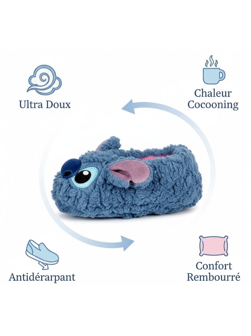Pack de Calcetines Antideslizantes Niño LILO & STITCH (Pack de 2) Azul Rosa - Kiabi